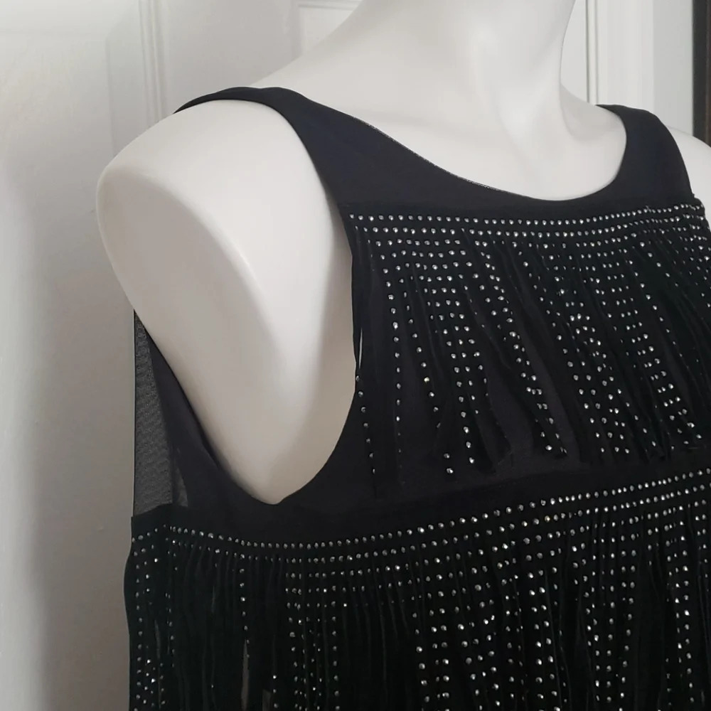 SHO sleeveless black sparkle jumpsuit - Picture 5 of 15